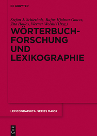 صورة الغلاف: Wörterbuchforschung und Lexikographie 1st edition 9783110472196