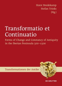 Imagen de portada: Transformatio et Continuatio 1st edition 9783110471991