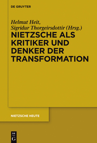 Titelbild: Nietzsche als Kritiker und Denker der Transformation 1st edition 9783110472325