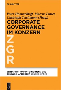 Imagen de portada: Corporate Governance im grenzüberschreitenden Konzern 1st edition 9783110472493