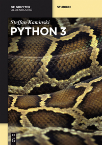 Cover image: Python 3 1st edition 9783110473612