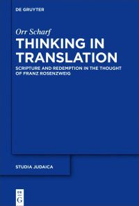 Cover image: Thinking in Translation 1st edition 9783110475166