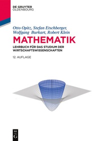 表紙画像: Mathematik 12th edition 9783110475326