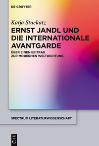 Cover image: Ernst Jandl und die internationale Avantgarde 1st edition 9783110472189