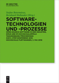 Imagen de portada: Software-Technologien und Prozesse 1st edition 9783110480061