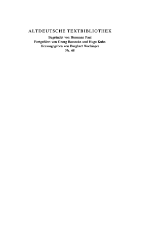 Cover image: Verserzählungen II 3rd edition 9783110482188