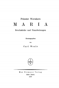 Cover image: Maria 1st edition 9783110482706