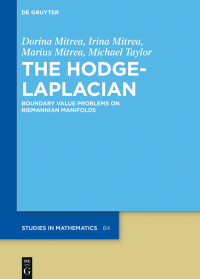 Cover image: The Hodge-Laplacian 1st edition 9783110482669
