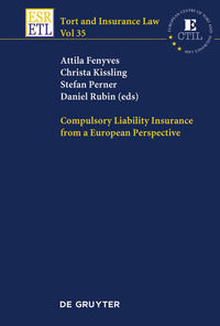Titelbild: Compulsory Liability Insurance from a European Perspective 1st edition 9783110484694