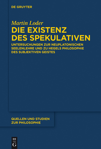Immagine di copertina: Die Existenz des Spekulativen 1st edition 9783110496239