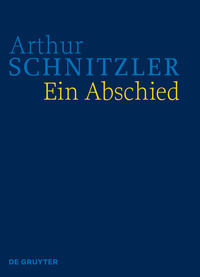 صورة الغلاف: Ein Abschied 1st edition 9783110485448