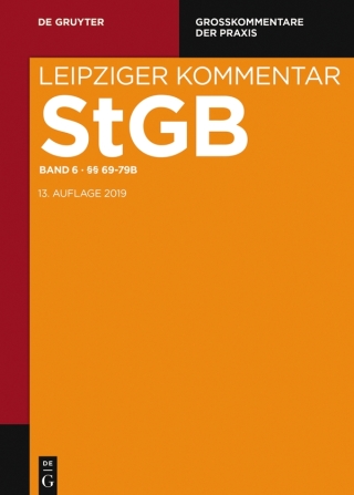 Cover image: §§ 69-79b 13th edition 9783110300314