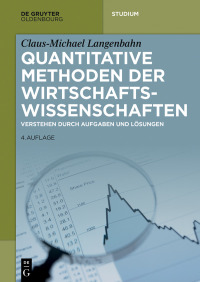 Cover image: Quantitative Methoden der Wirtschaftswissenschaften 4th edition 9783110489248