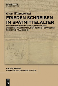 Cover image: Frieden schreiben im Spätmittelalter 1st edition 9783110490572
