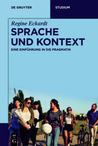 Cover image: Sprache und Kontext 1st edition 9783110491050