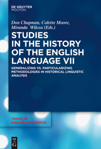 Omslagafbeelding: Studies in the History of the English Language VII 1st edition 9783110494501