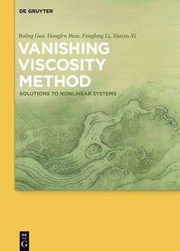 表紙画像: Vanishing Viscosity Method 1st edition 9783110495287