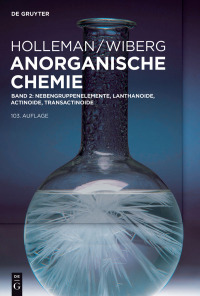 Immagine di copertina: Nebengruppenelemente, Lanthanoide, Actinoide, Transactinoide 103rd edition 9783110495737