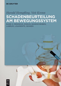 Cover image: Meniskus, Diskus, Bandscheiben, Labrum, Ligamente, Sehnen 1st edition 9783110297386