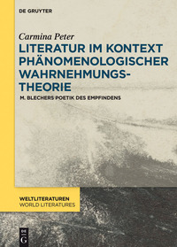 Omslagafbeelding: Literatur im Kontext phänomenologischer Wahrnehmungstheorie 1st edition 9783110485141