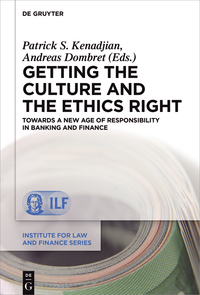 Imagen de portada: Getting the Culture and the Ethics Right 1st edition 9783110496581