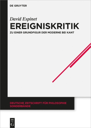 Imagen de portada: Ereigniskritik 1st edition 9783110499988