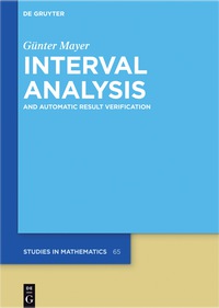 Imagen de portada: Interval Analysis 1st edition 9783110500639