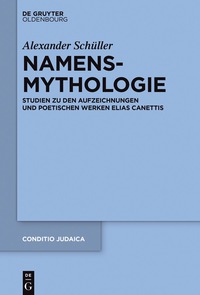 Cover image: Namensmythologie 1st edition 9783110500622