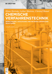 Cover image: Chemische Verfahrenstechnik 3rd edition 9783110500998