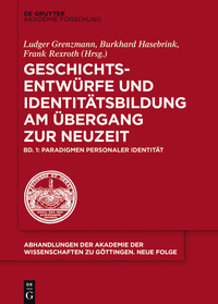 Imagen de portada: Paradigmen personaler Identität 1st edition 9783110496987