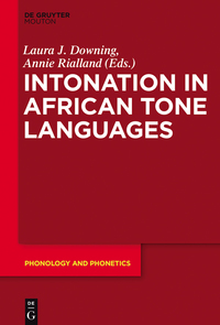 Imagen de portada: Intonation in African Tone Languages 1st edition 9783110484793