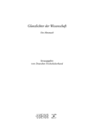 Cover image: Glanzlichter der Wissenschaft 2012 1st edition 9783828205727