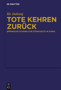 Cover image: Tote kehren zurück 1st edition 9783110514766
