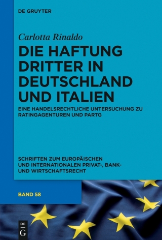 Imagen de portada: Die Haftung Dritter in Deutschland und Italien 1st edition 9783110501353