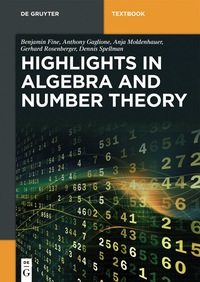 Imagen de portada: Algebra and Number Theory 1st edition 9783110515848
