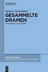 表紙画像: Gesammelte Dramen 1st edition 9783110516388