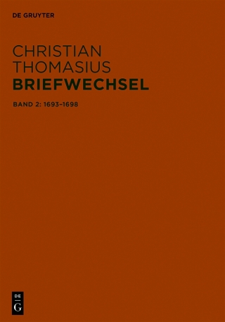 Imagen de portada: Briefe 1693–1698 1st edition 9783110470154