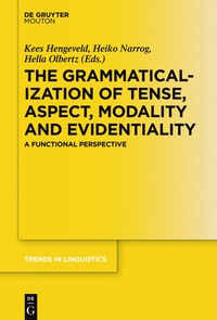 Immagine di copertina: The Grammaticalization of Tense, Aspect, Modality and Evidentiality 1st edition 9783110517293