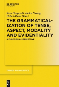 Immagine di copertina: The Grammaticalization of Tense, Aspect, Modality and Evidentiality 1st edition 9783110517293