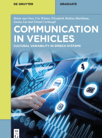 Cover image: Communication in Vehicles 1st edition 9783110518917