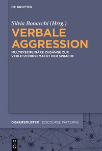 Cover image: Verbale Aggression 1st edition 9783110520507