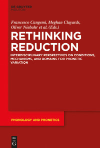 Imagen de portada: Rethinking Reduction 1st edition 9783110521634