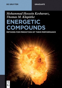 Immagine di copertina: Energetic Compounds 1st edition 9783110521849