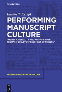 Cover image: Performing Manuscript Culture 1st edition 9783110522457
