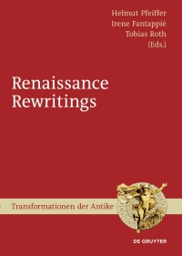 Cover image: Renaissance Rewritings 1st edition 9783110522303