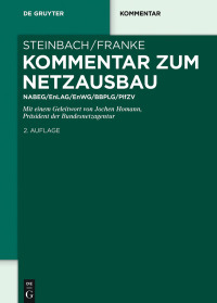 Cover image: Kommentar zum Netzausbau 2nd edition 9783110524864