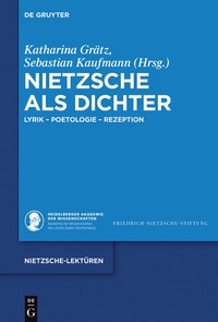 Imagen de portada: Nietzsche als Dichter 1st edition 9783110518887