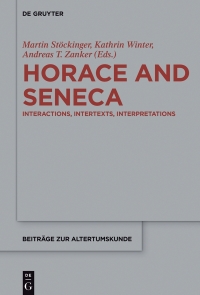 Cover image: Horace and Seneca 1st edition 9783110524024