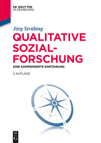 Cover image: Qualitative Sozialforschung 2nd edition 9783110529913