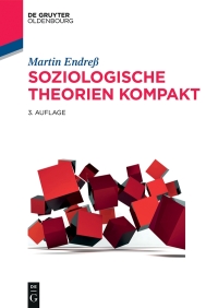 Imagen de portada: Soziologische Theorien kompakt 3rd edition 9783110528855